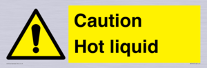 Caution Hot liquid